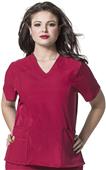 WonderWink Plus Curved V-Neck Scrub Top WonderWink Plus Curved V-Neck Scrub Top