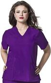 WonderWink Plus Curved V-Neck Scrub Top WonderWink Plus Curved V-Neck Scrub Top