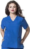 WonderWink Plus Curved V-Neck Scrub Top WonderWink Plus Curved V-Neck Scrub Top