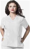 WonderWink Plus Curved V-Neck Scrub Top WonderWink Plus Curved V-Neck Scrub Top