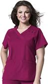 WonderWink Plus Mock Wrap Scrub Top WonderWink Plus Mock Wrap Scrub Top
