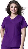 WonderWink Plus Mock Wrap Scrub Top WonderWink Plus Mock Wrap Scrub Top