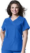 WonderWink Plus Mock Wrap Scrub Top WonderWink Plus Mock Wrap Scrub Top