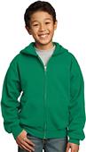 Port & Company Youth Full-Zip Hooded Sweatshirt