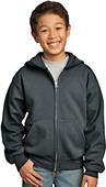 Port & Company Youth Full-Zip Hooded Sweatshirt