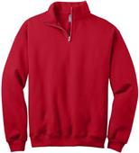 JERZEES 1/4-Zip Cadet Collar Sweatshirt