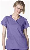 WonderWink Mock Wrap Lady Fit Hotel Scrub Top