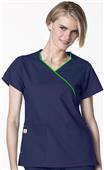WonderWink Mock Wrap Lady Fit Hotel Scrub Top