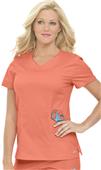 Landau Women's Smart Stretch Rounded V-Neck Tunic