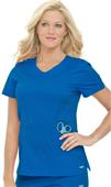 Landau Women's Smart Stretch Rounded V-Neck Tunic