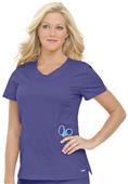 Landau Women's Smart Stretch Rounded V-Neck Tunic