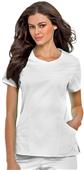 Landau Smart Stretch Curved Crossover Scrub Tunic