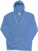 J America TWISTED Slub Jersey Full Zip Hoodie