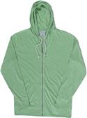 J America TWISTED Slub Jersey Full Zip Hoodie