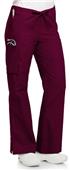 Landau Women's Natural Flare Cargo Scrub Pants