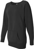 J America Ladies Open Neck Fleece Tunic