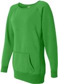 J America Ladies Open Neck Fleece Tunic