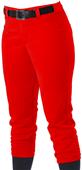 Alleson Women's/Girl's Belt Loop Softball Pants Alleson Women's/Girl's Belt Loop Softball Pants