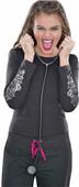 Smitten Women's Ink't Foil Tattoo Printed LS Tee