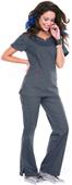 Smitten Women's Angel Rock Notch Neck Tee