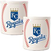 MLB Kansas City Royals Baseball 2pc Can Holder Set