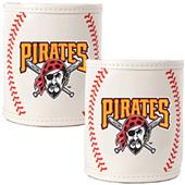 MLB Pittsburgh Pirates Baseball 2pc Can Holder Set