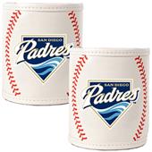 MLB San Diego Padres Baseball 2pc Can Holder Set