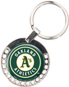 MLB Oakland A's Rhinestone Key Chain