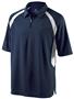 Holloway Mens Circuit Zip Neck Polo Shirt