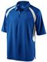 Holloway Mens Circuit Zip Neck Polo Shirt