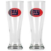NFL New York Giants 2 Pc Classic Pilsner Glass Set