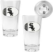 MLB Chicago White Sox 2pc Baseball Pint Glass Set
