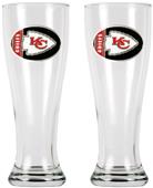 NFL Kansas City Chiefs 2 Pc Classic Pilsner Set