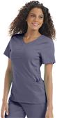 Urbane Women's "Brianna" Y-Placket Scrub Top