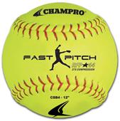 Champro Yellow Recreational Fast Pitch Softballs