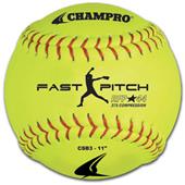 Champro Yellow Recreational Fast Pitch Softballs