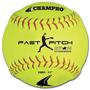 Champro Yellow Recreational Fast Pitch Softballs