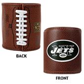 NFL New York Jets 2pc Football Can Holder Set
