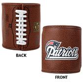NFL New England Patriots Football Can Holder Set