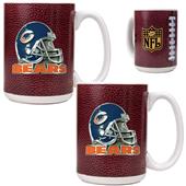 NFL Chicago Bears 2pc Gameball Coffee Mug Set