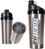 MLB Milwaukee Brewers Stainless Protein Shaker