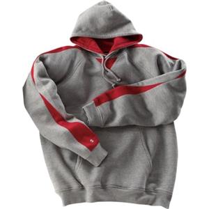 CHARCOAL HEATHER/SCARLET