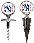 MLB NY Yankees Cork Screw & Bottle Topper Set