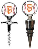 MLB SF Giants Cork Screw & Bottle Topper Set