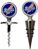MLB LA Dodgers Cork Screw & Bottle Topper Set