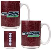 NFL Seattle Seahawks 2pc Gameball Coffee Mug Set