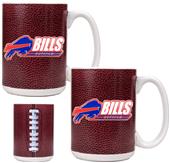 NFL Buffalo Bills 2pc Gameball Coffee Mug Set