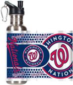 Nationals Stainless Steel Water Bottle 360 Wrap