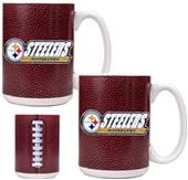 NFL Pittsburgh Steelers Gameball Coffee Mug Set