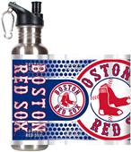 MLB Red Sox Stainless Steel Water Bottle 360 Wrap